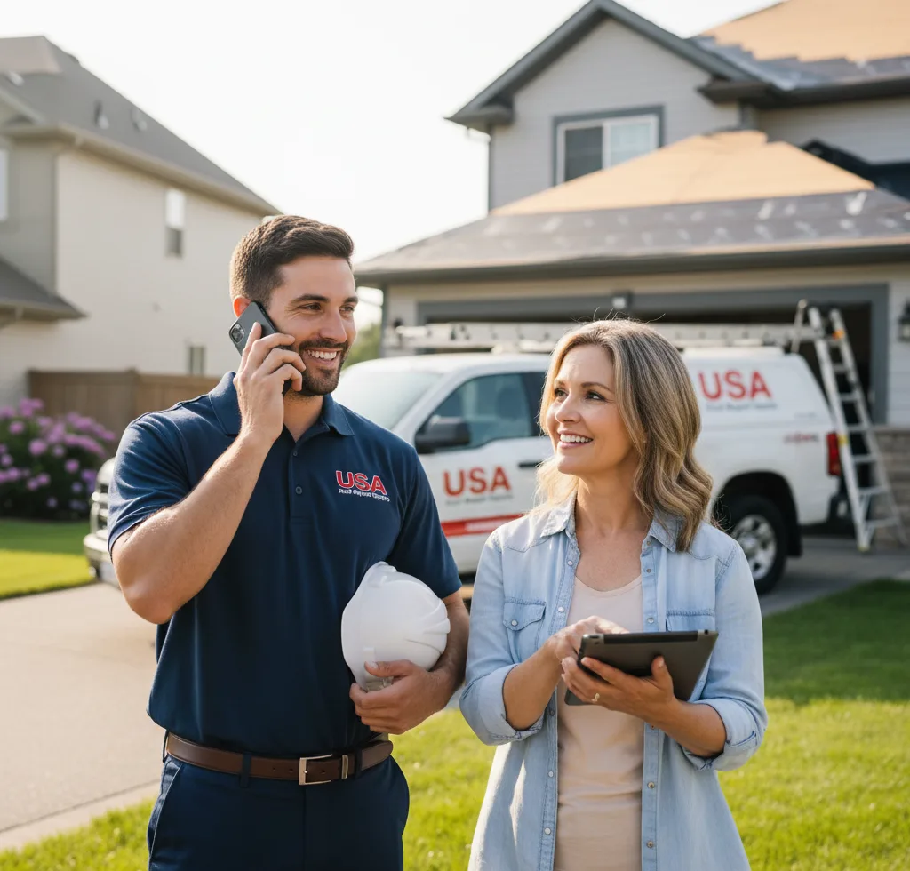 USA Roof Repair Experts customer support in Dell Rapids